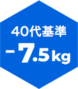 40代基準-7.5kg