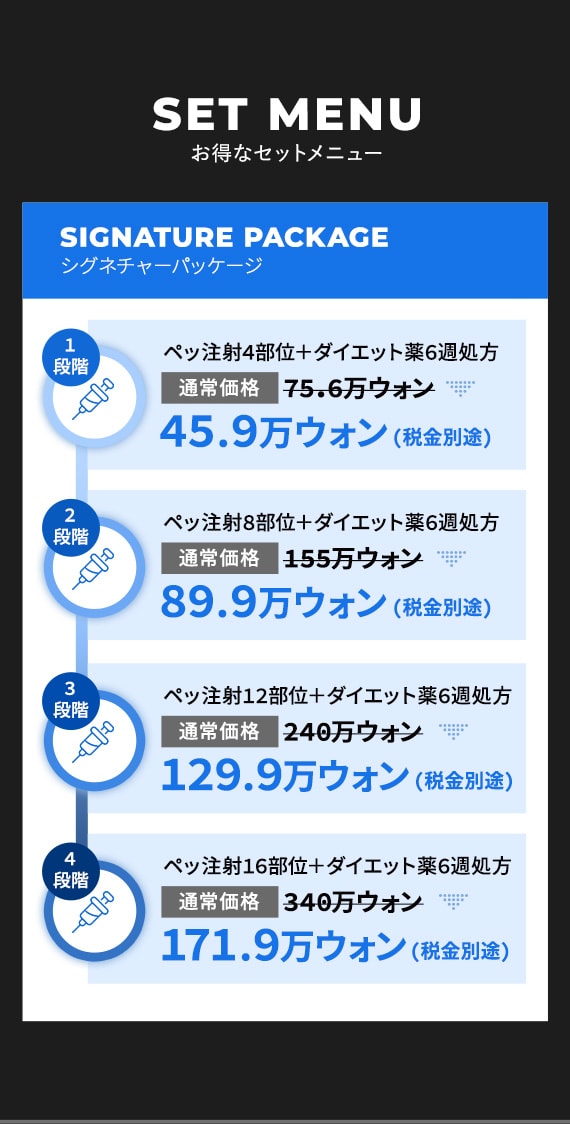 お得なセットメニュー